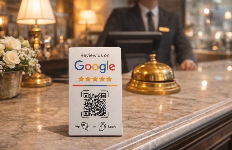 Google Review Bord met NFC-tag – Verhoog je online reputatie in één tik