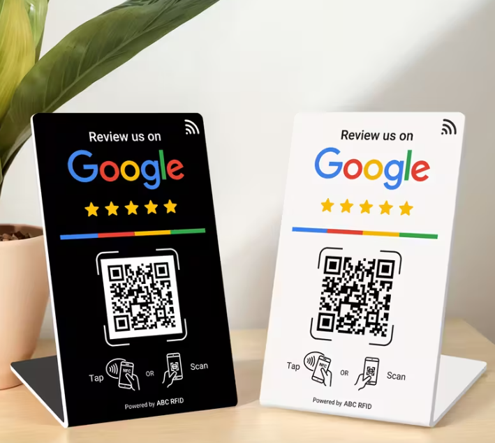 Google Review Bord met NFC-tag – Verhoog je online reputatie in één tik