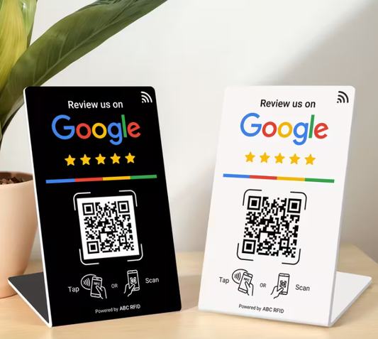 Google Review Bord met NFC-tag – Verhoog je online reputatie in één tik